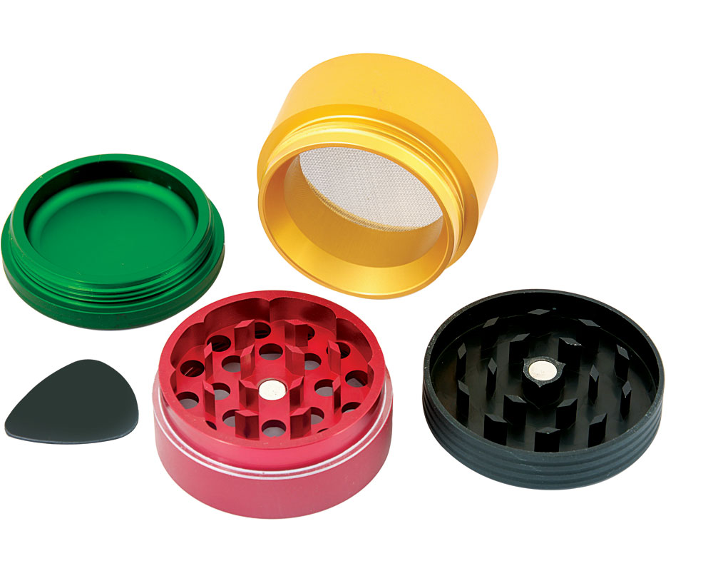 ALUMINIUM GRINDER 4 PARTS 50 MM 